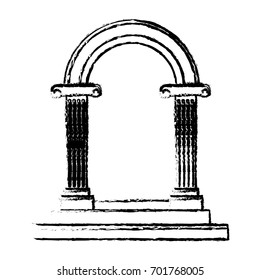 beautiful romantic arc door element for your wedding