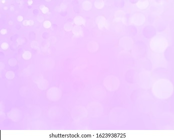 Beautiful romantic background. Defocused bokeh lights in a light shade. Backdrop for happy holiday mood. Tender passion, sentiment texture for festive cover, banner, leaflet. Vector illustration