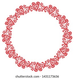 Beautiful romantic background. Vector illustration