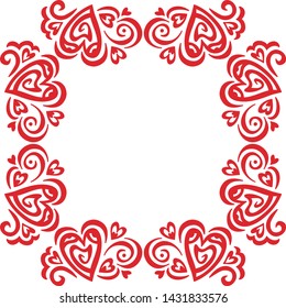 Beautiful romantic background. Vector illustration