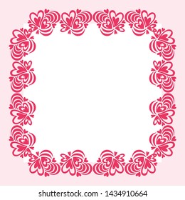 Beautiful romantic background. Vector illustration