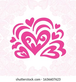 Beautiful romantic background. Vector illustration