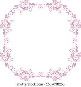 Beautiful romantic card. Sketch. Vector illustration