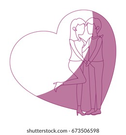 Beautiful and romantic couple