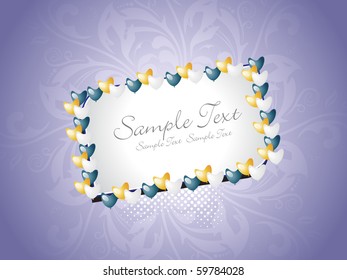 beautiful romantic illustration for valentine day