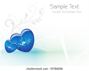 beautiful romantic illustration for valentine day
