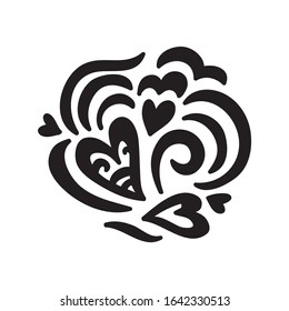Beautiful romantic pattern. Vector illustration