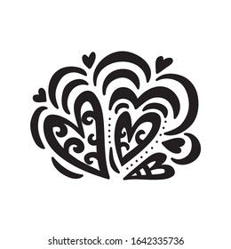 Beautiful romantic pattern. Vector illustration
