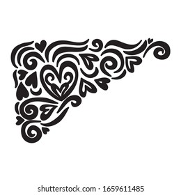 Beautiful romantic pattern. Vector illustration