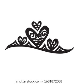 Beautiful romantic pattern. Vector illustration