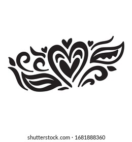 Beautiful romantic pattern. Vector illustration