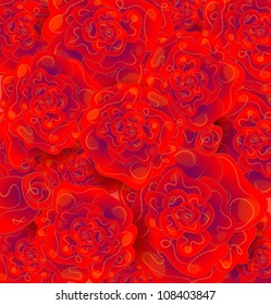 Beautiful rose background, vector illustration