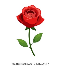 beautiful rose flower icon vector illustration design graphic flat style