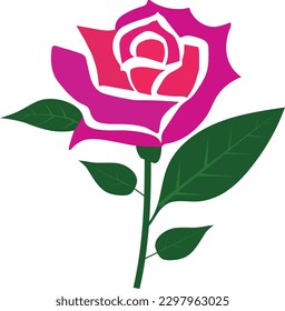 Un hermoso archivo de arte vectorial de flores de rosa que se encuentra en eps