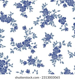 Beautiful rose pattern perfect for textile design,