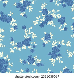 Beautiful rose pattern perfect for textile design,