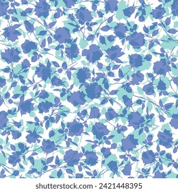 Beautiful rose pattern perfect for textile design,