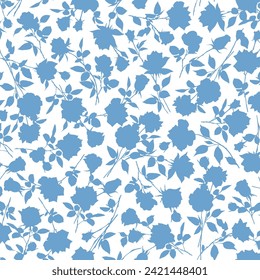 Beautiful rose pattern perfect for textile design,
