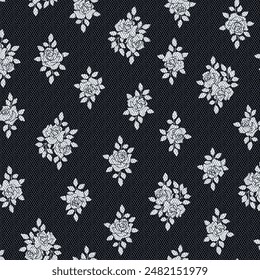 Schöne Rosenmuster perfekt für Textildesign,
