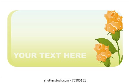 beautiful roses banner