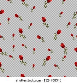 Beautiful roses, a bouquet of roses for the holiday. Birthday, weddings and other holidays. Vector illustration.