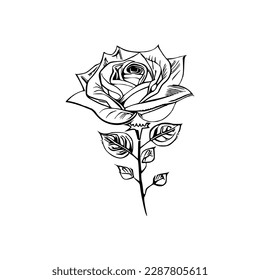 The Beautiful Roses Coloring Book is great for both adults and children.