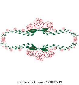 Beautiful roses design