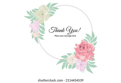 Beautiful Roses Floral Background With Free Vector 