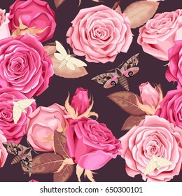 Beautiful roses seamless