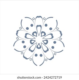 beautiful round abstract mandala image