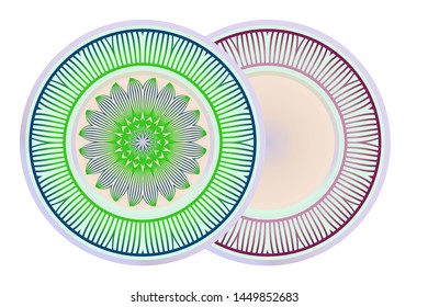 Beautiful Round Flower Mandala. Vector Illustration. For Coloring Book, Greeting Card, Invitation