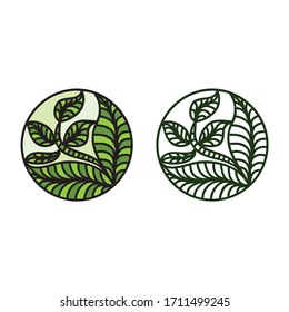 Bonito elemento decorativo circular. Ilustración del vector