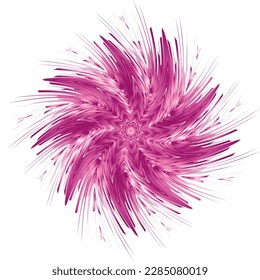 Beautiful round pattern. Vector file for designs.