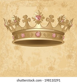 Beautiful Royal crown background