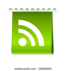 Beautiful RSS web icon