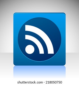 Beautiful RSS web icon