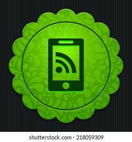 Beautiful RSS web icon