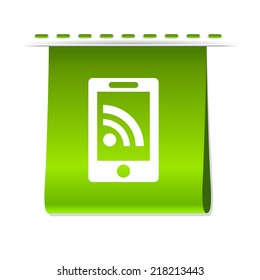 Beautiful RSS web icon