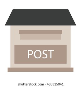 Beautiful rural mailboxes vector illustration