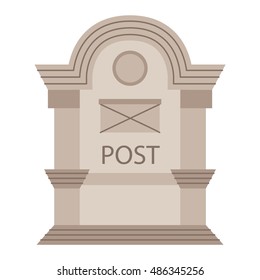 Beautiful rural mailboxes vector illustration