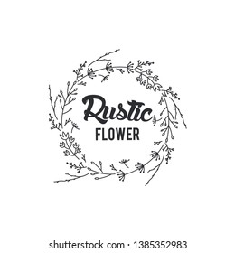 BEAUTIFUL RUSTIC FLOWER VECTOR IDEAS