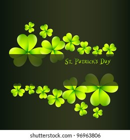 beautiful saint patricks day vector illustration with space for your text