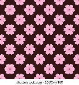 schöne sakura nahtlose Musterdesign-Vektorillustration