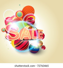 beautiful sale background eps10 vector