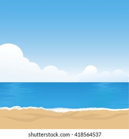 beautiful sand of beach background with great weather