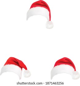 Beautiful santa hats for christmas
