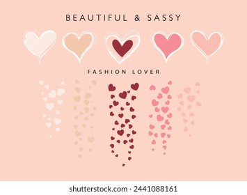 beautiful and sassy, fashion lover, woman, girls, pretty, vector