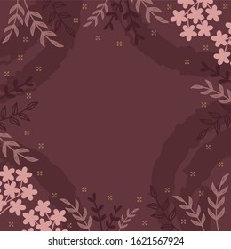 beautiful scarf pattern design on maroon color