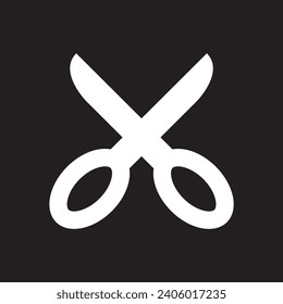 Hermosas tijeras icono diseño vectorial