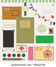 Beautiful Scrapbook Element - My Stationery Collection